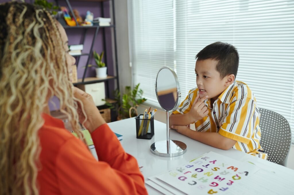 Engaging in Child Therapy Session With Mirror Interaction Engaging in Child Therapy Session With Mirror Interaction